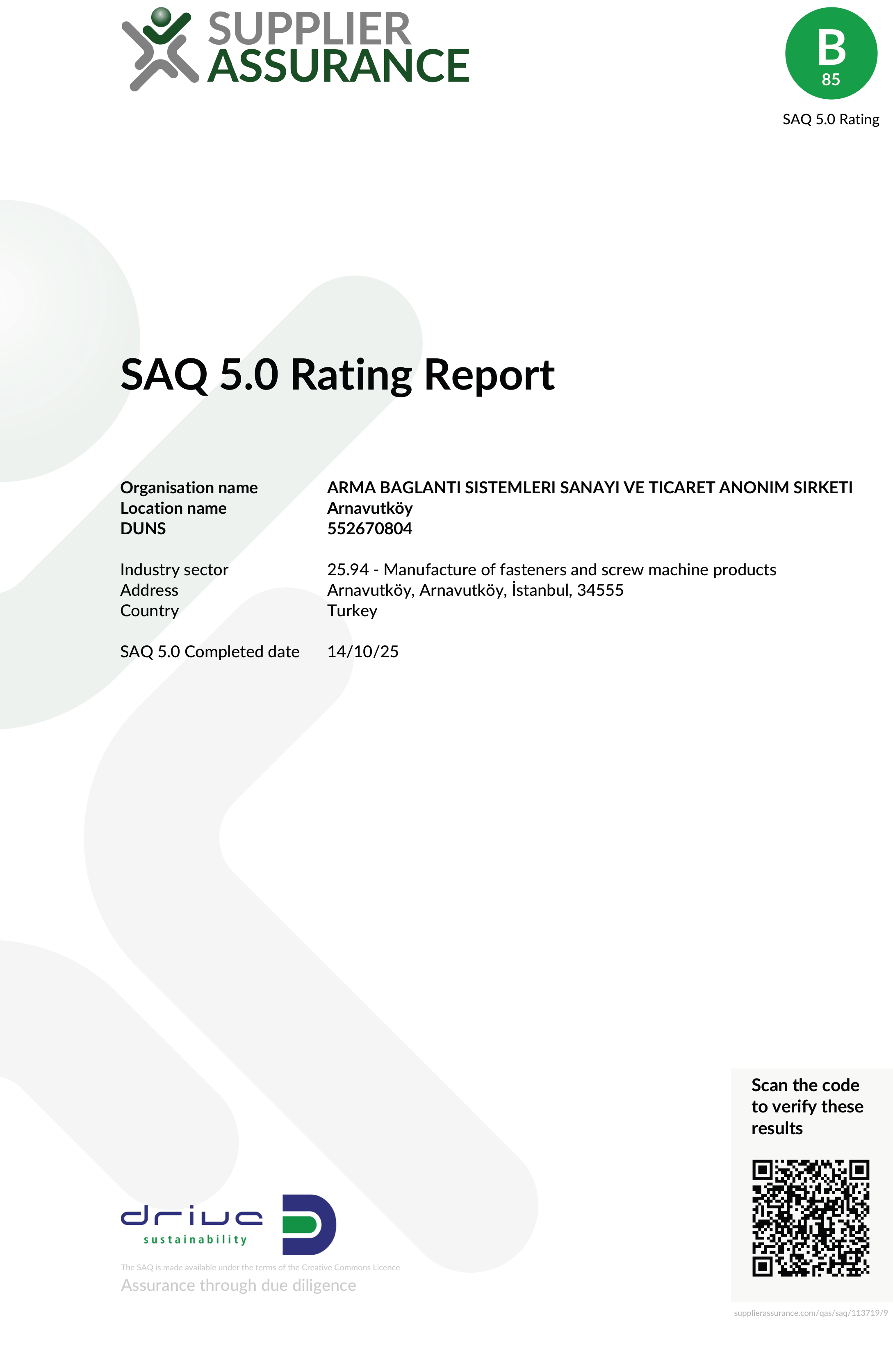 Sürdürülebilirlikte Birlikte Başardık
